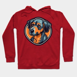 Labrador cartoon dog head Hoodie